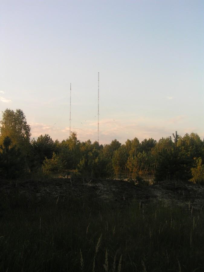 maszty Radiowego Centrum Nadawczego koło Solca Kujawskiego