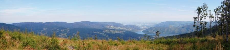 Panorama z Czypla w kierunku północnym