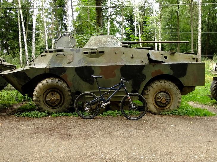 East meets west - BRDM-2 & Cannondale Prophet