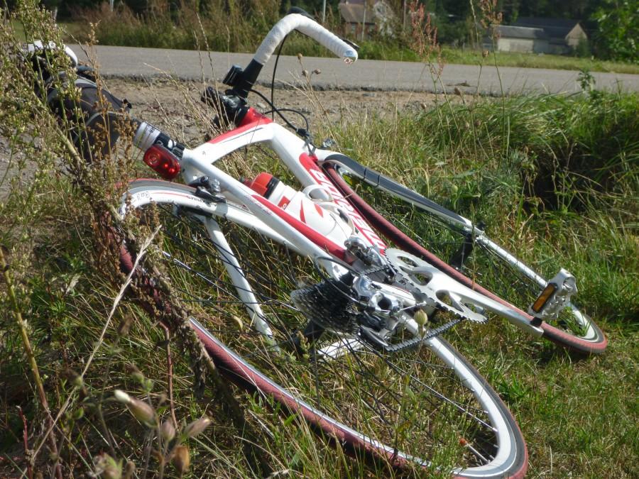 Później było troszkę gorzej. Od Pisza wjechałem w klasyczny "mordewind", a w telewizji mówili że będzie dobrze. Nie było :(. Do domu walka z wiatrem i swoją niemocą.