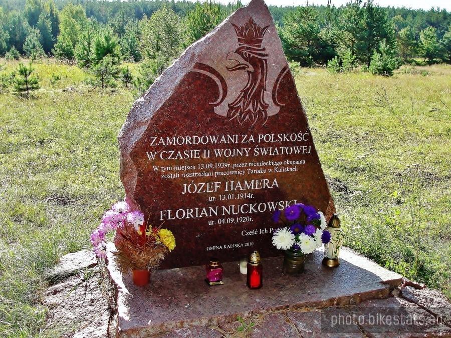 Tak wyglądają miejsca upamiętniające poległych za Polskość w okolicy Kaliska.