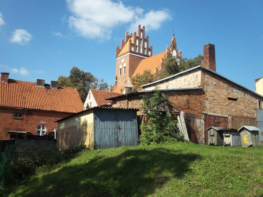 Gniew od strony podwórza
