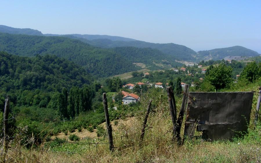 Widoki w czasie podjazdu