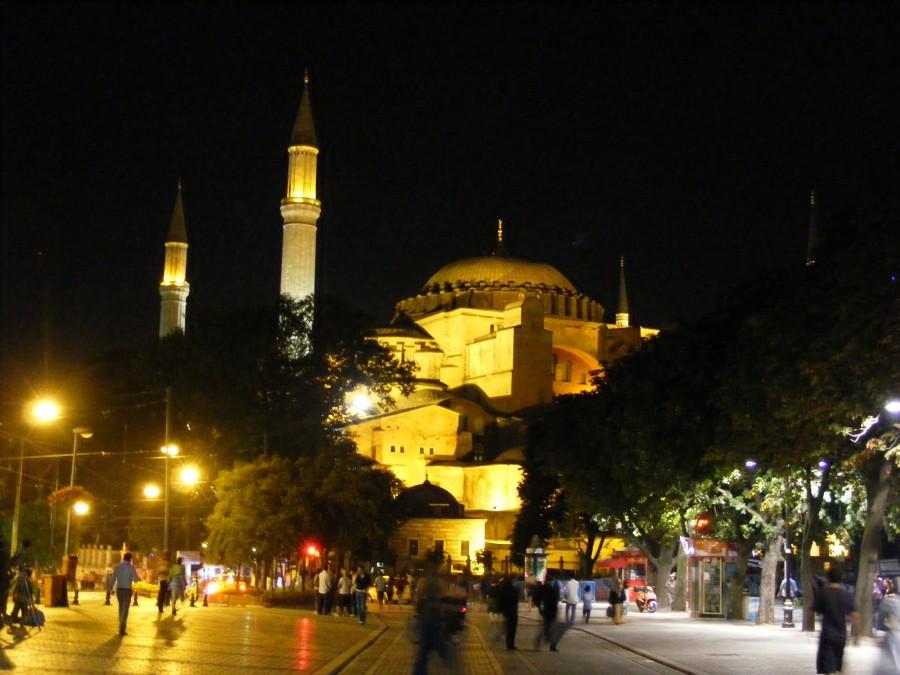 Hagia Sofia w nocy