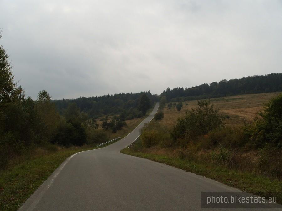pikny zjazd z granicy do Grabu