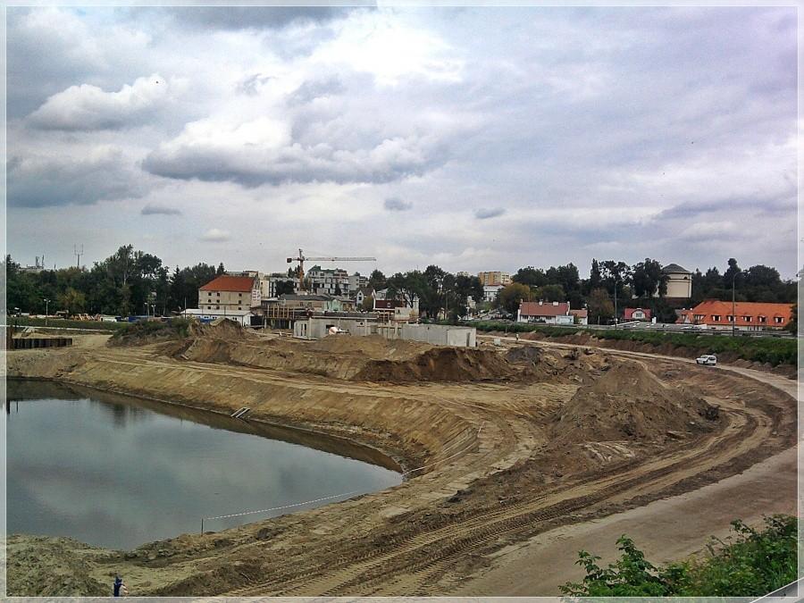 Nowy port w mieście portowym Puławy