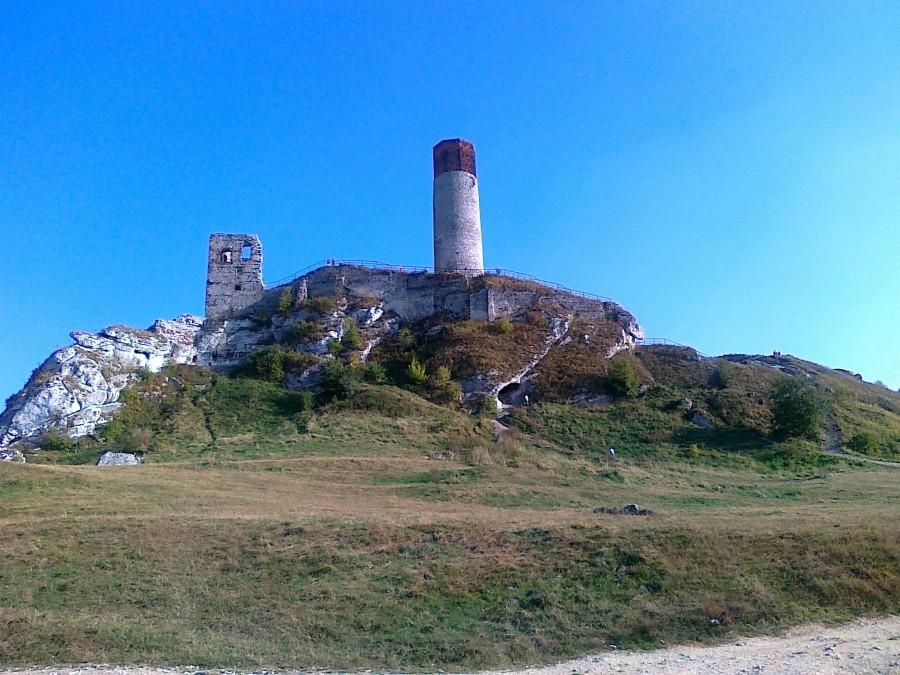 Zamek w Olsztynie.