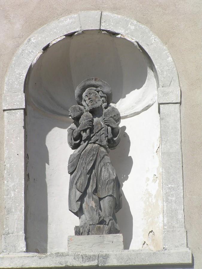 późnobarokowy kościół parafialny pw św. Barbary [detal]