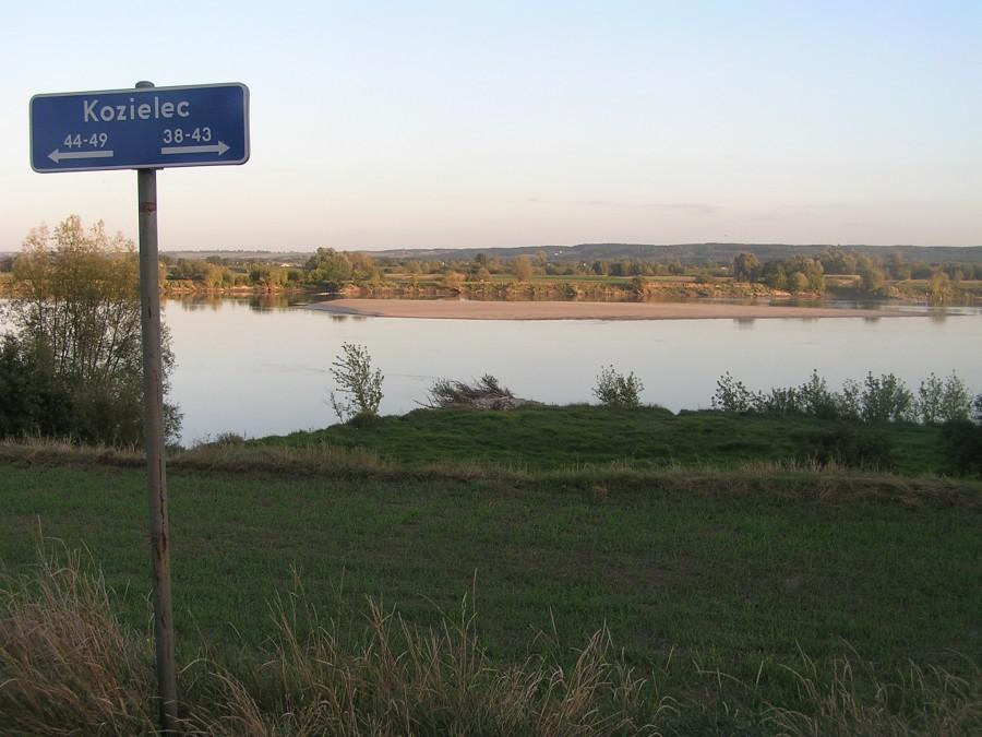Ostatnia fotka przed 10% podjazdem w Kozielcu na 136 km trasy