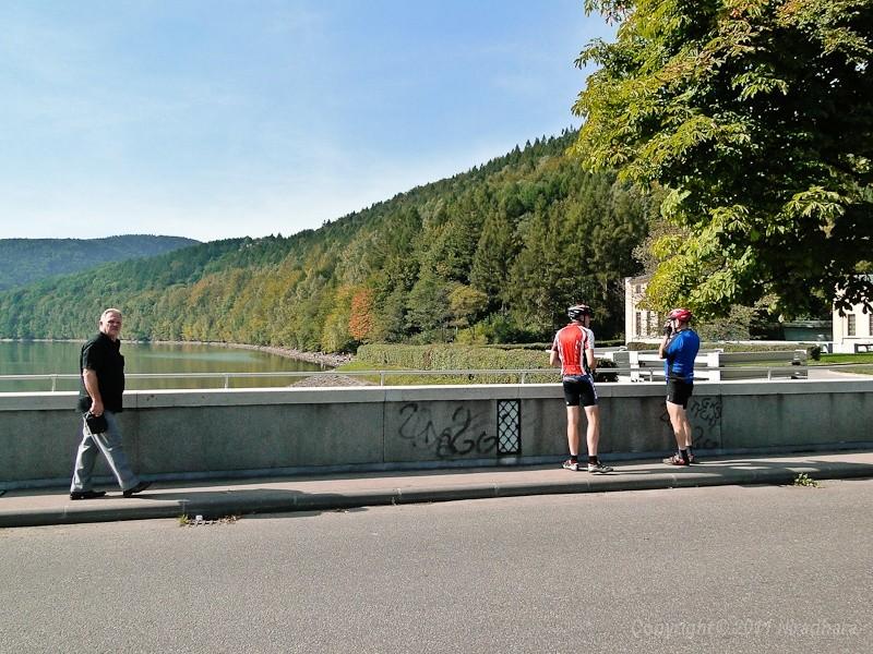 na zaporze w Porąbce