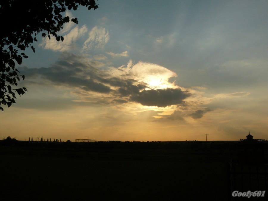 Chmury w Przyszowicach.