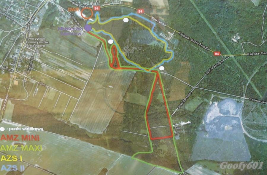 Trasa zawodów.