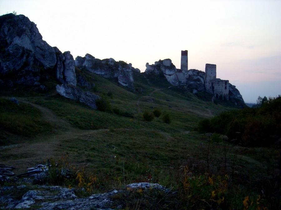 Zamek w Olsztynie.