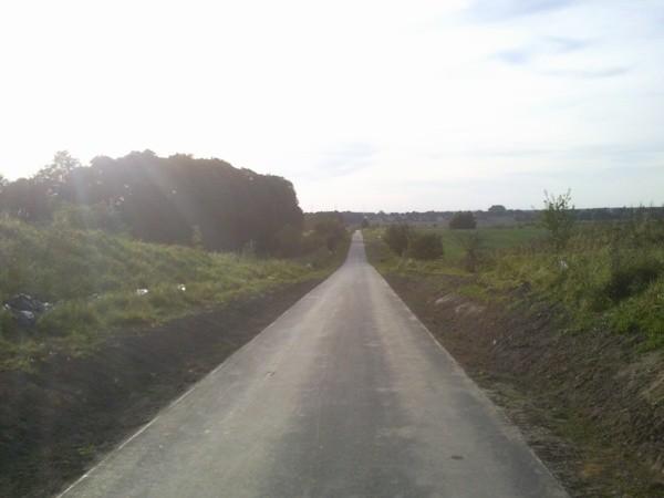 Wymarzny widok dla szosowca