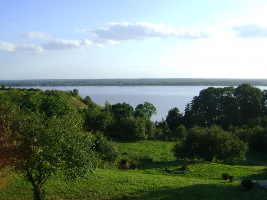 Widok z okna kwaterki w Glewie