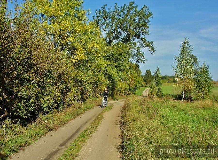 Ja na trasie dzisiejszej wycieczki.