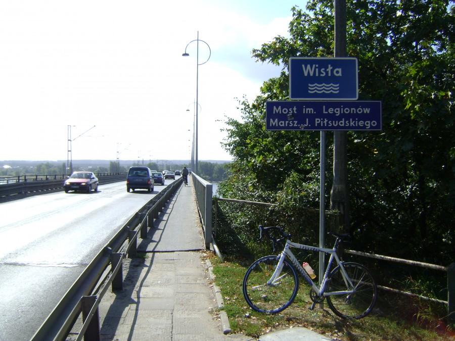 Przy starym moście na Wiśle w Płocku