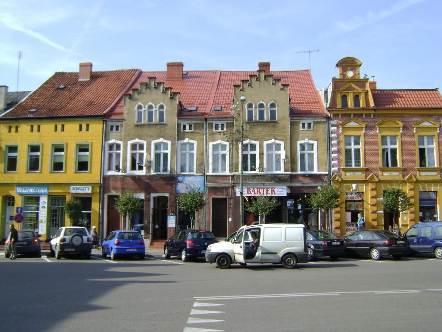 Kamienice w centrum Lidzbarka