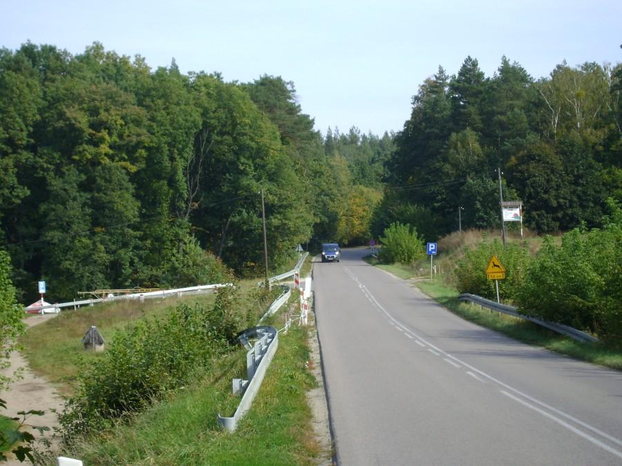 Piękny odcinek drogi na Lidzbark