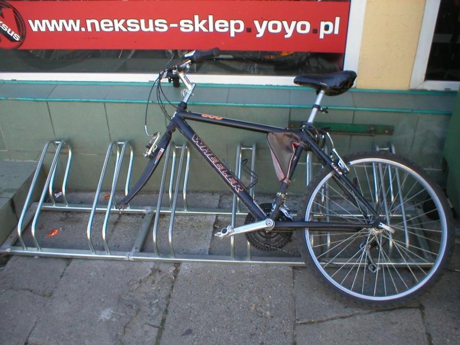 STOJAK I CZĘŚCI ROWEROWE