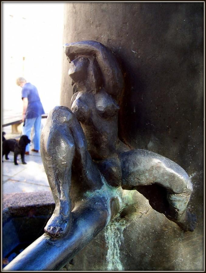 Fontanna w Bad Freienwalde.