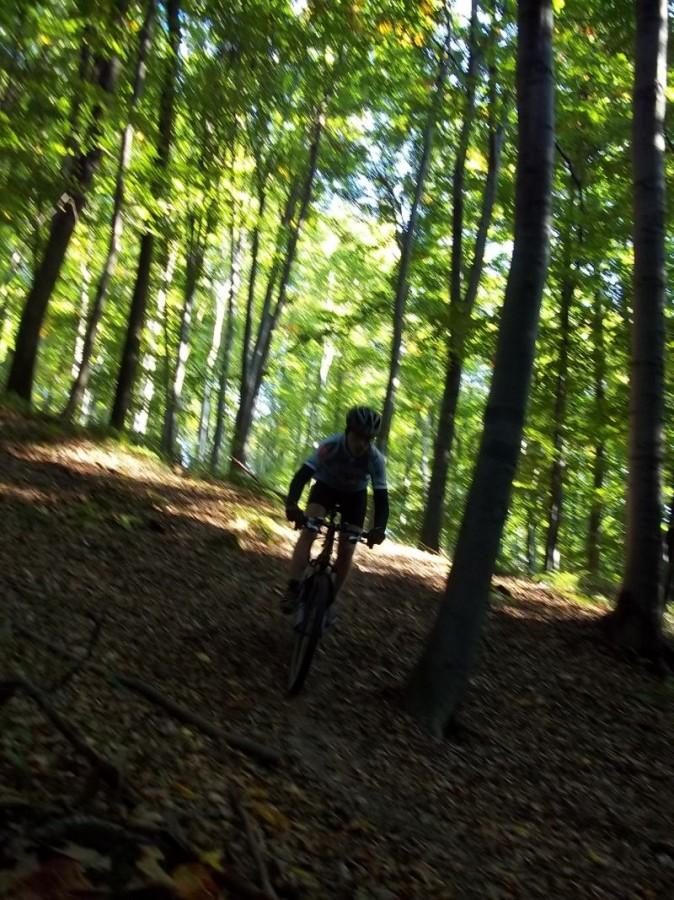 zjeździk..a wyglada jak bym na prostej jechał ;)