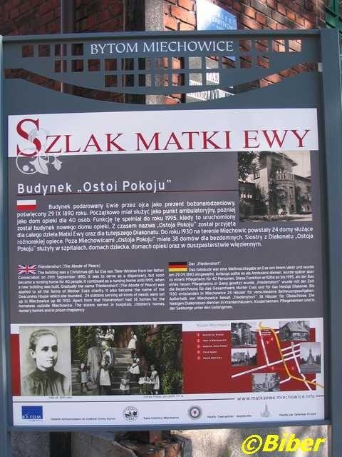 Jedna z tablic na szlaku