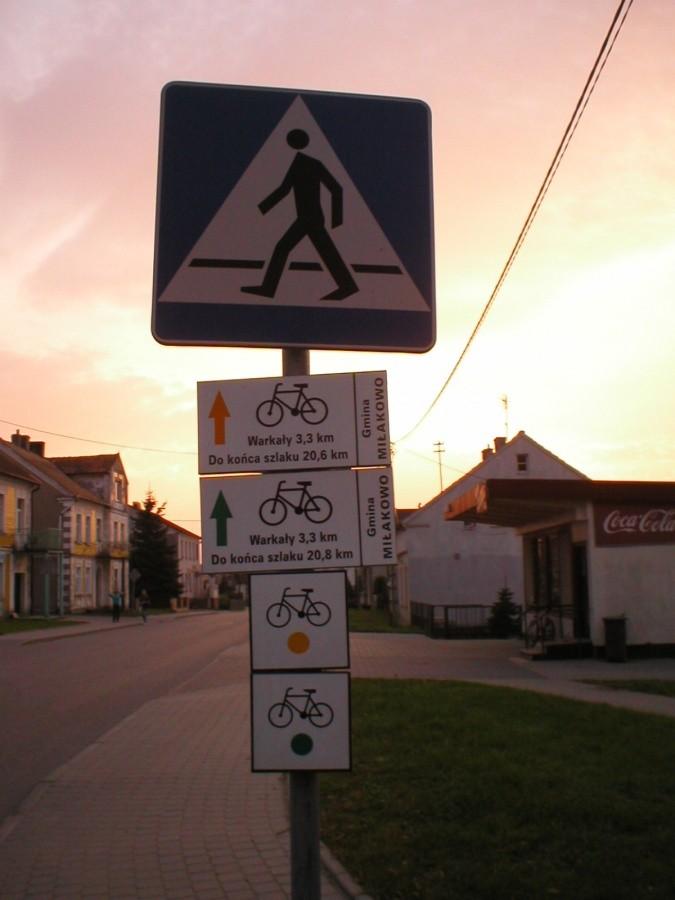SZLAKI ROWEROWE GMINY MIŁAKOWO