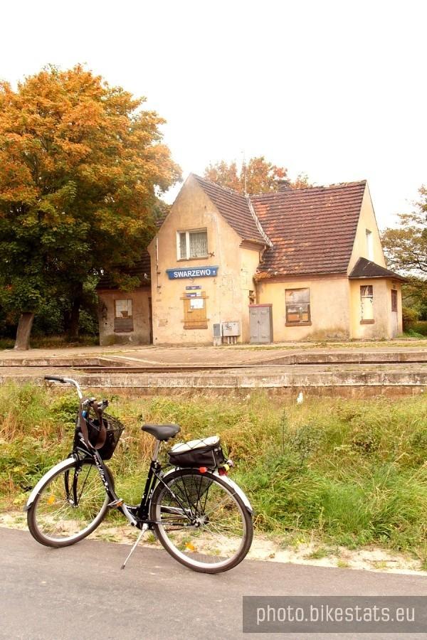 Początek trasy rowerowej Swarzewo- Krokowa