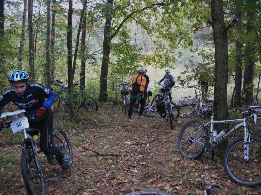 MTBO - Łucznica, PK 1 - przejazd