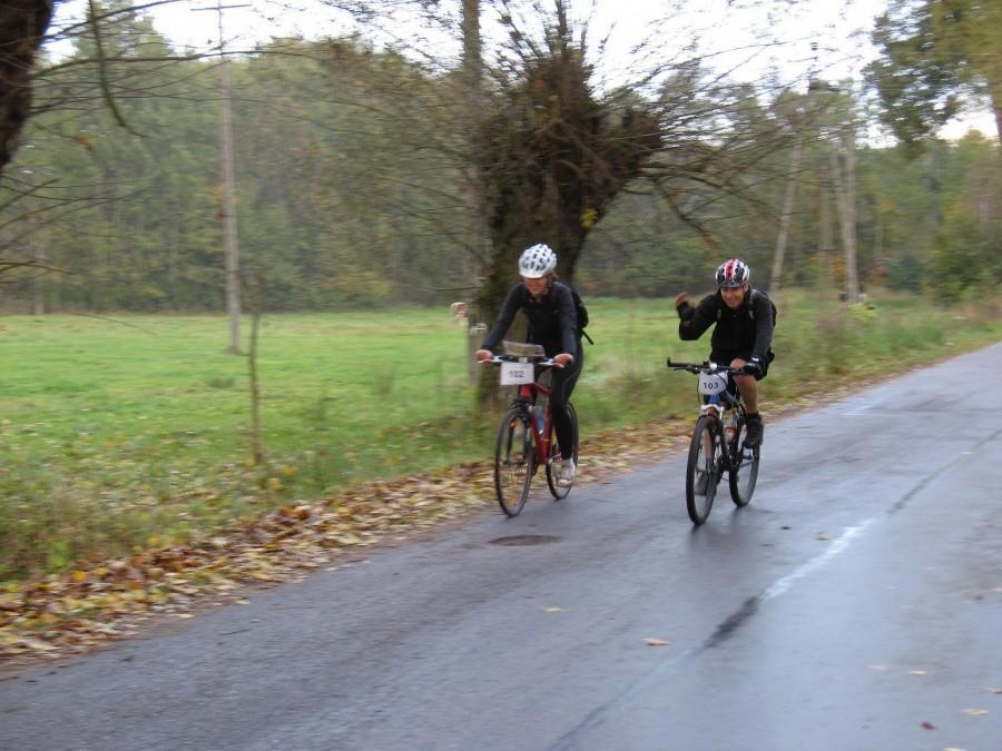 MTBO - Łucznica, ostatnie finszowe metry