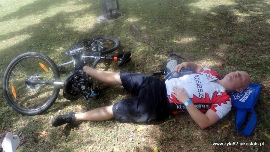 Maciek wypompowany po 100km
