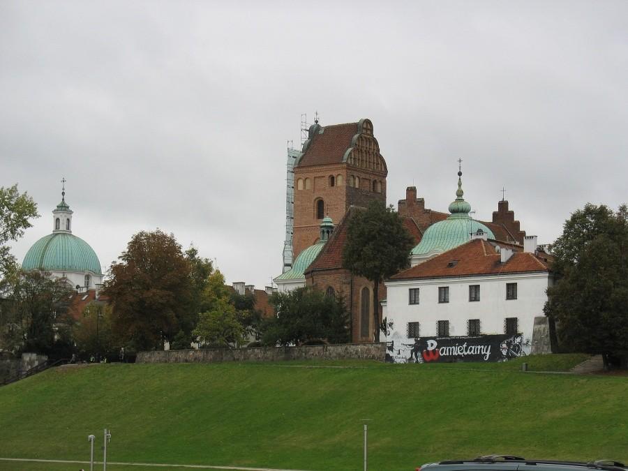 Kościół Nawiedzenia NMP na Nowym Mieście - widok z Podzamcza
