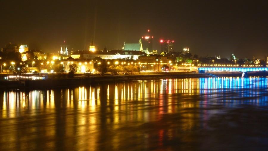 Warszawa z Mostu Świętokrzyskiego