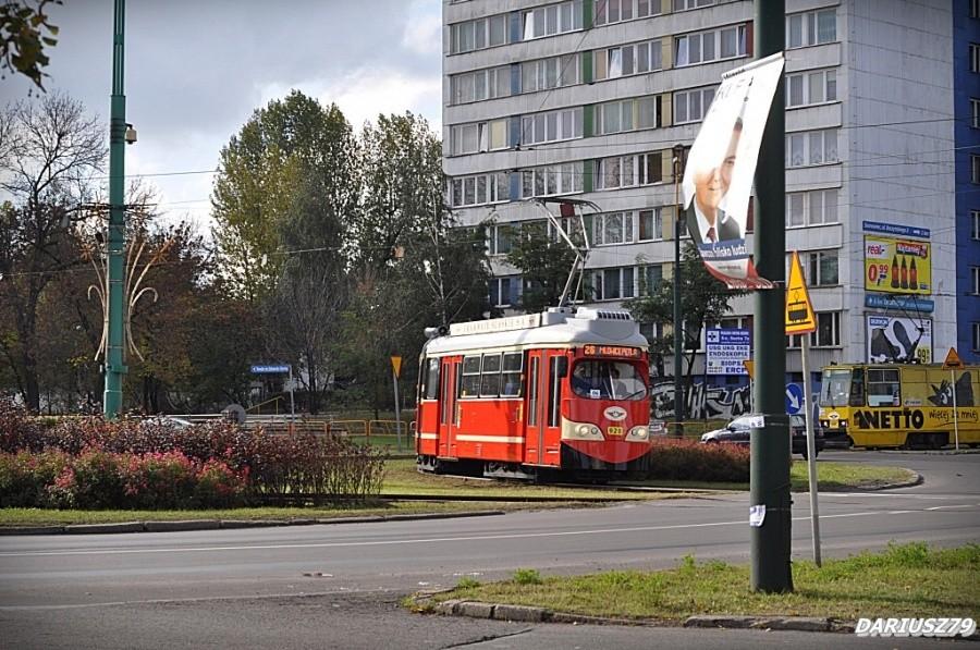 Nowy nabytek Tramwajów Śląskich na zagłebiowskich liniach....