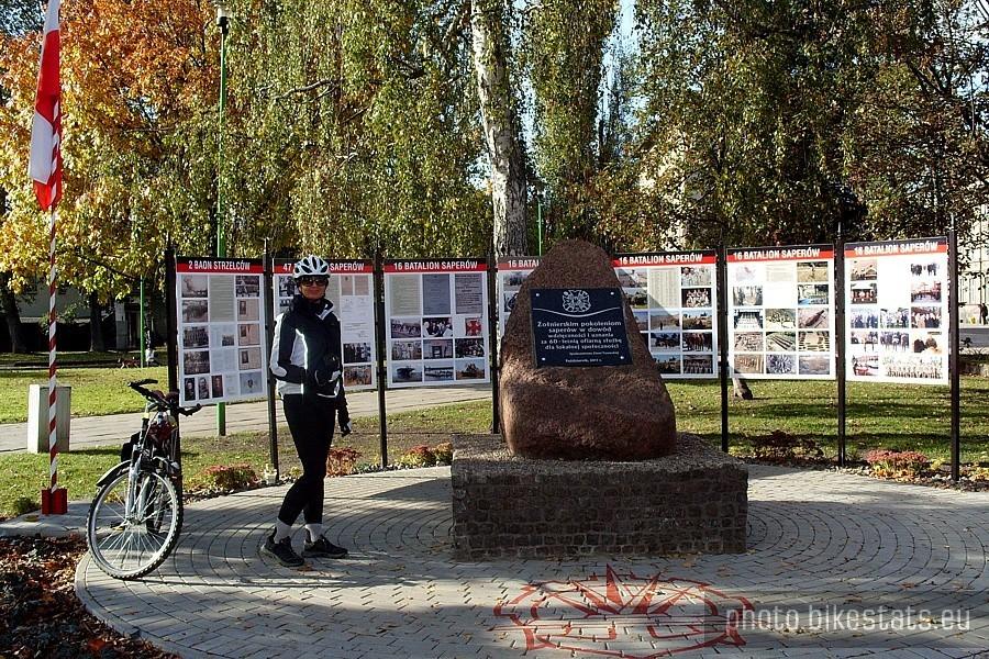 Pomnik poświęcony saperom tczewskim, którzy przez 60 lat służyli naszej społeczności.
