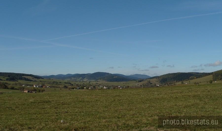 na horyzoncie Beskid Sądecki