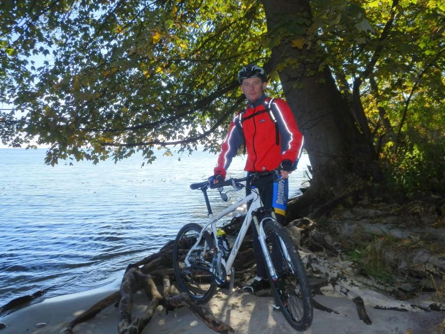 Nad Zatoką Pucką w Rzucewie.