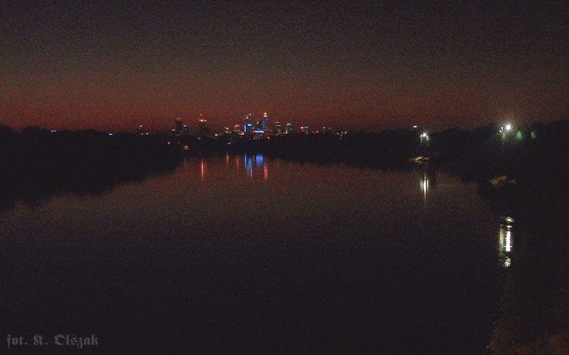 Warszawa nocą