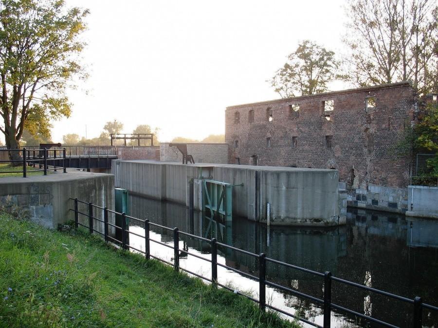 Gdańsk - Śluza Kamienna od wewnątrz