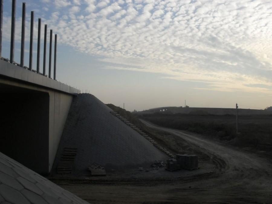 widok z nasypu