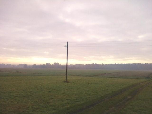 Mgły nad polami