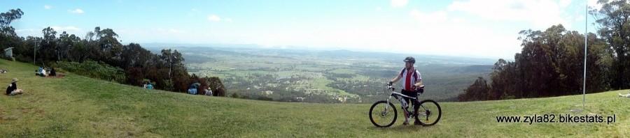 Panorama z Mt tamborine