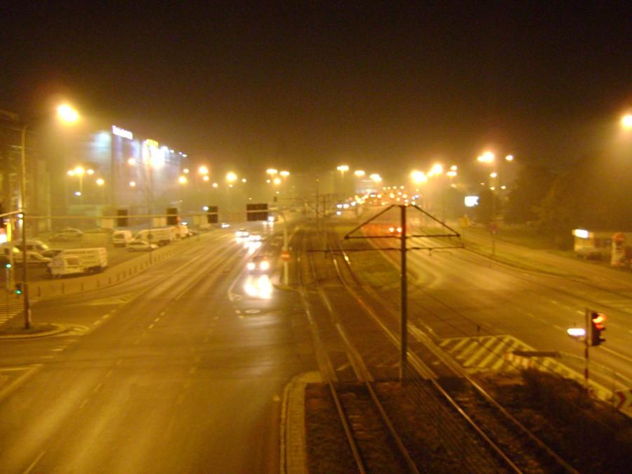 Plac Jana Pawła II wczesnym rankiem