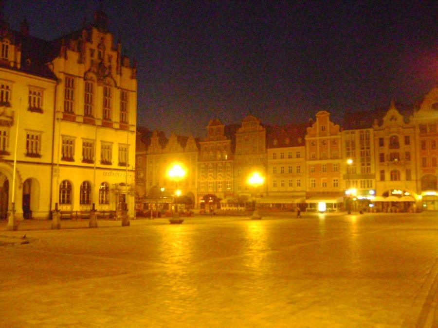 Wrocław,rynek o poranku