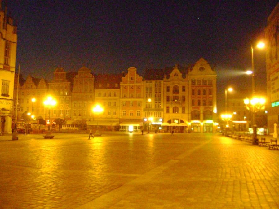 Wrocław,rynek o poranku