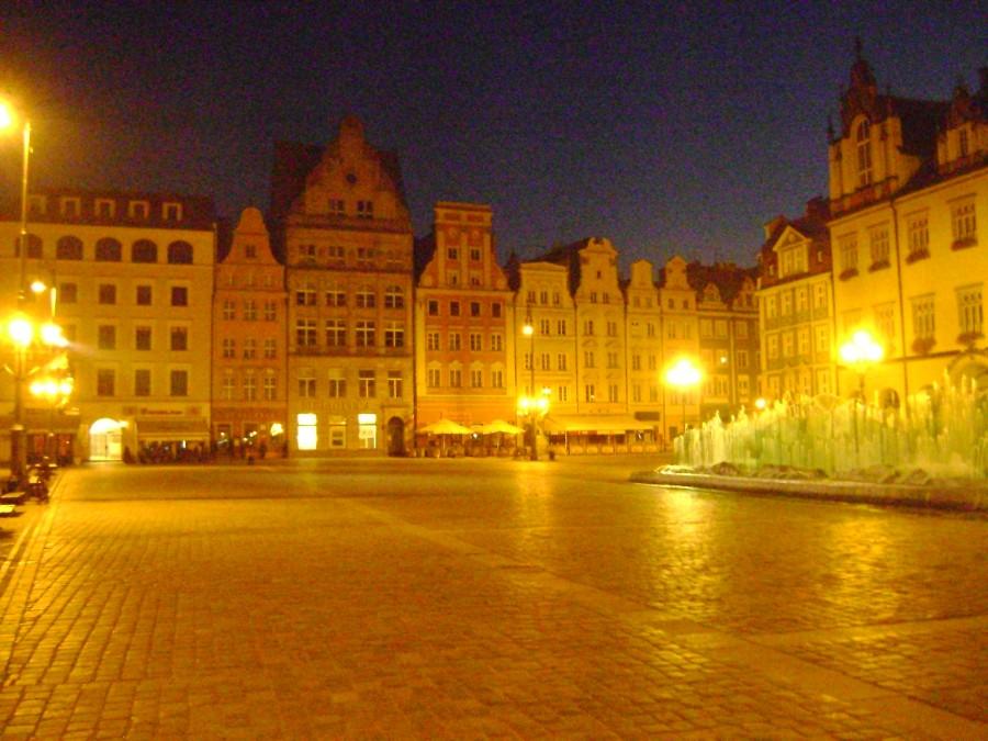Wrocław,rynek o poranku