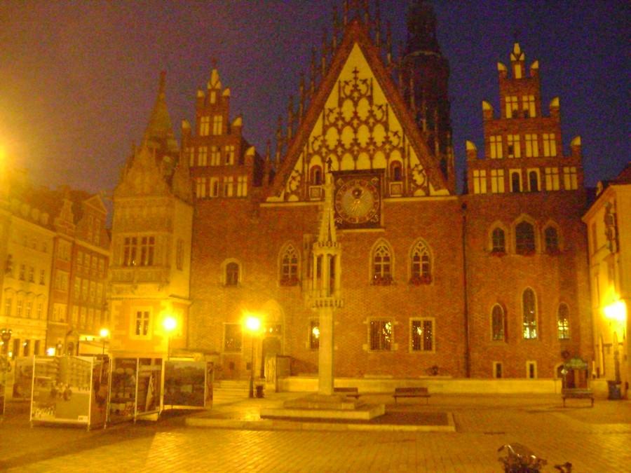 Wrocław,rynek o poranku
