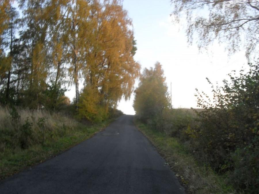 jesień na podjazdach