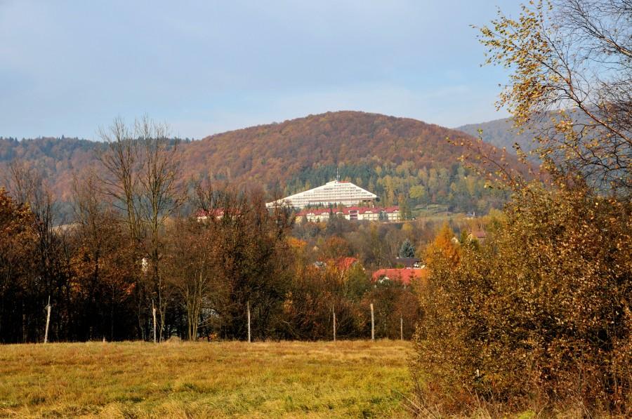 Jesienna panorama Wysowej.